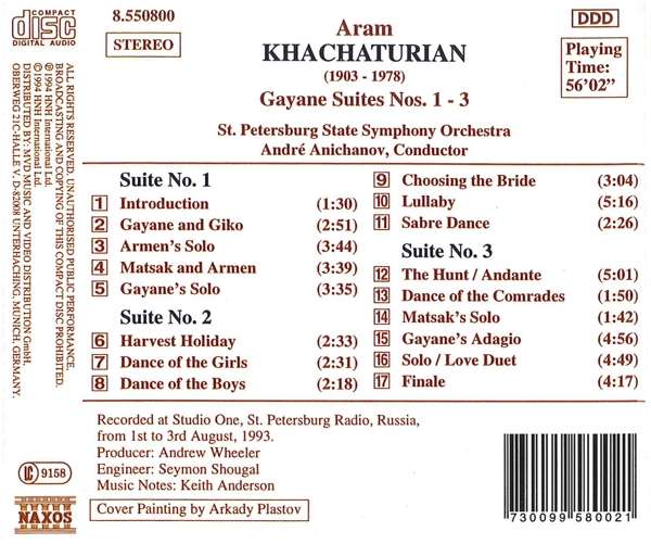 KHACHATURIAN: Gayane Suite - slide-1