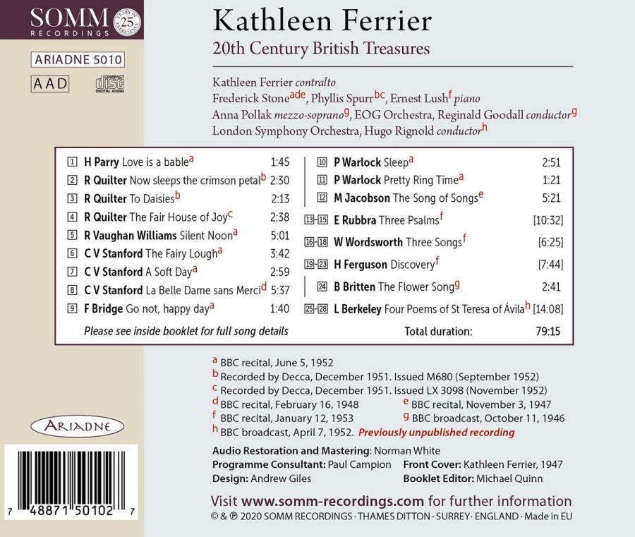 Kathleen Ferrier - 20th Century British Treasures - slide-1