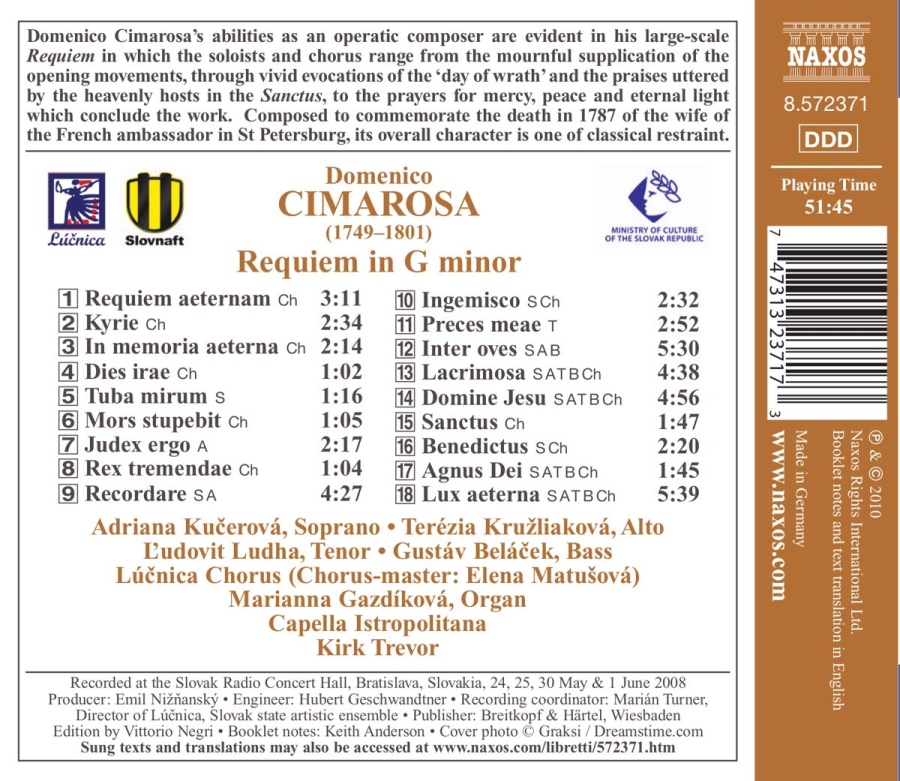 Cimarosa: Requiem G minor - slide-1