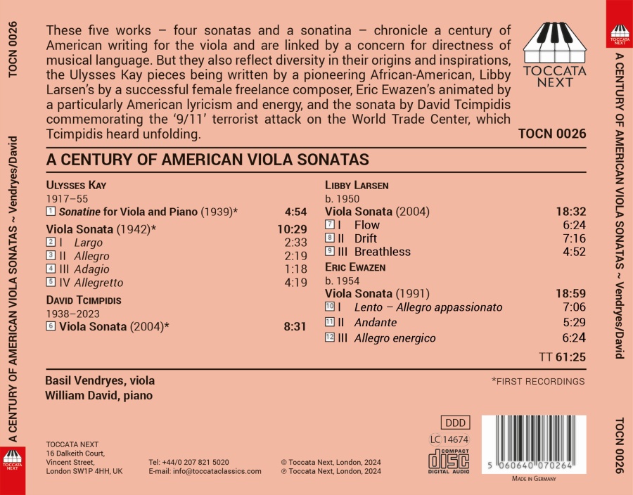 A Century of American Viola Sonatas - slide-1