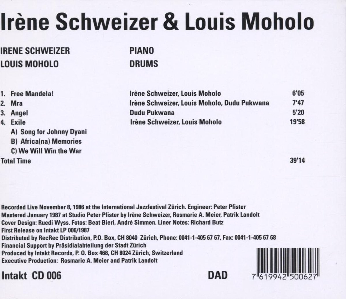 Irene Schweizer/Moholo - slide-1