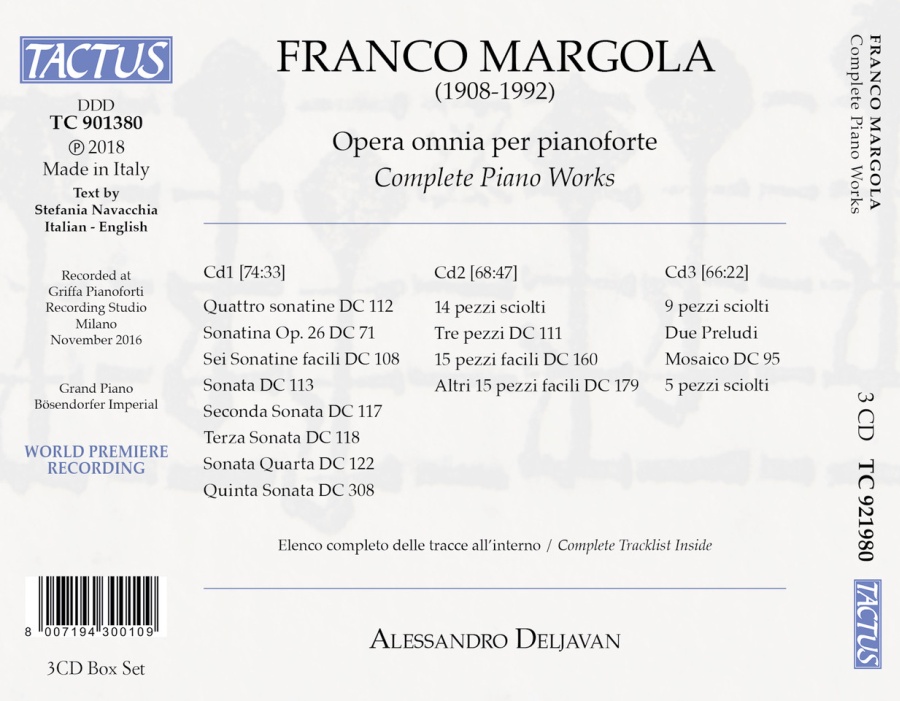Margola: Complete Piano Works - slide-1