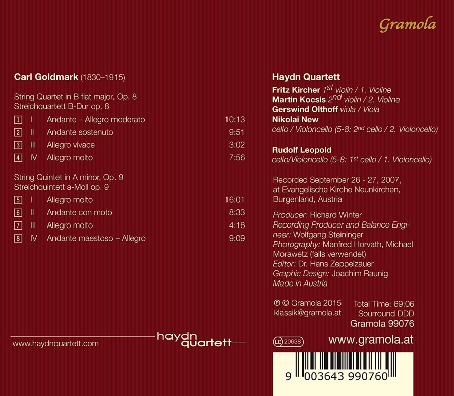 Goldmark: Streichquartett - slide-1
