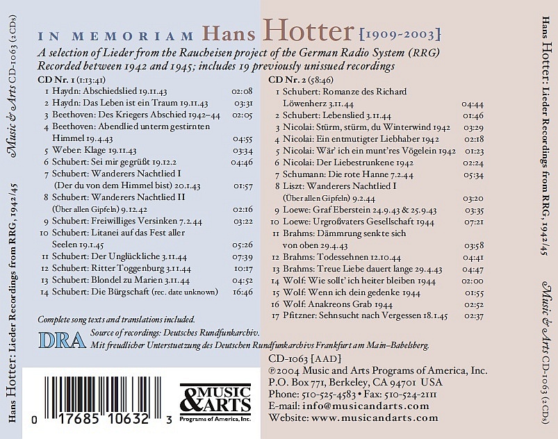 In Memoriam Hans Hotter - slide-1