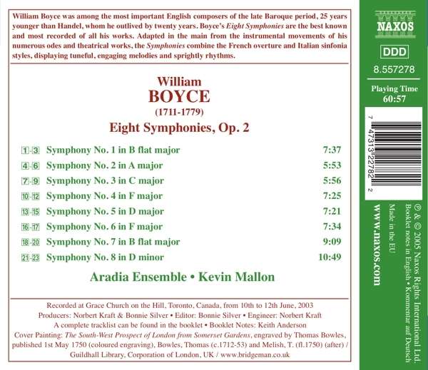 BOYCE: 8 Symphonies Op. 2 - slide-1