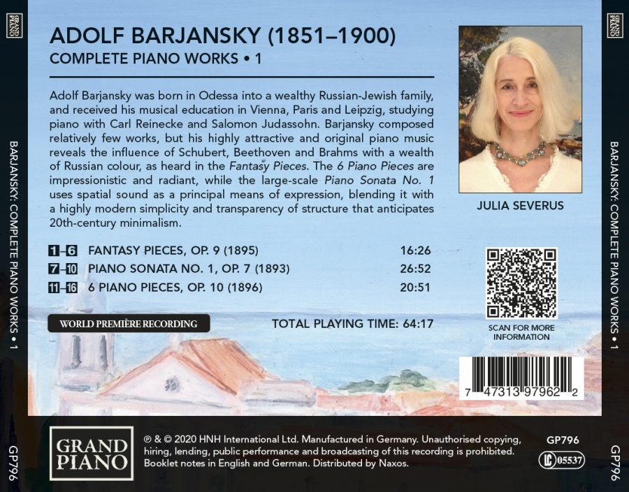 Barjansky: Complete Piano Works • 1 - slide-1