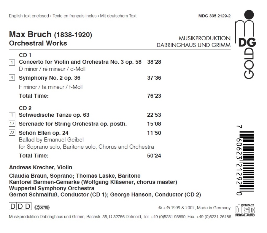 Bruch: Orchestral Works - slide-1