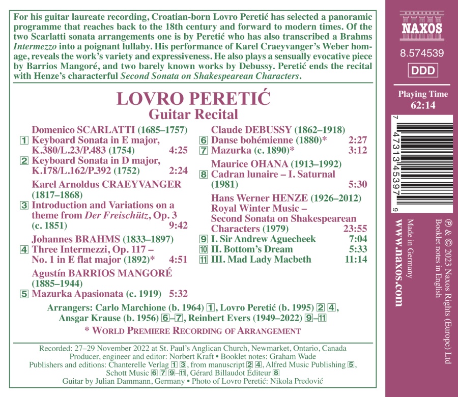 Lovro Peretić Guitar Laureate Recital - slide-1