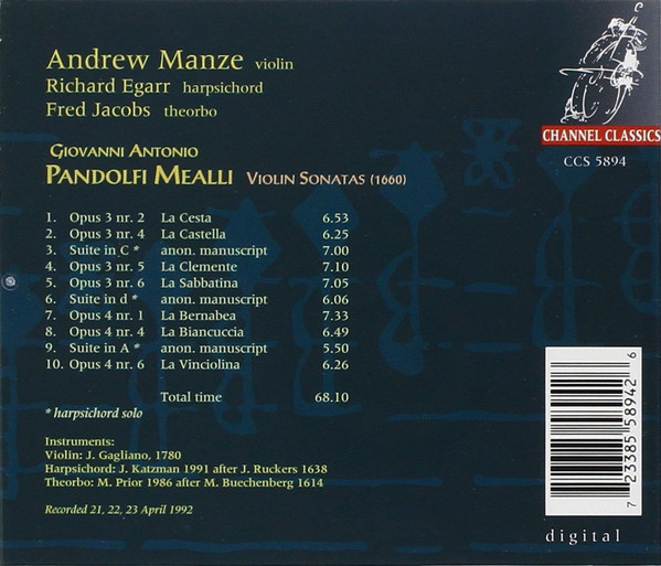 Pandolfi: Violin Sonatas - slide-1
