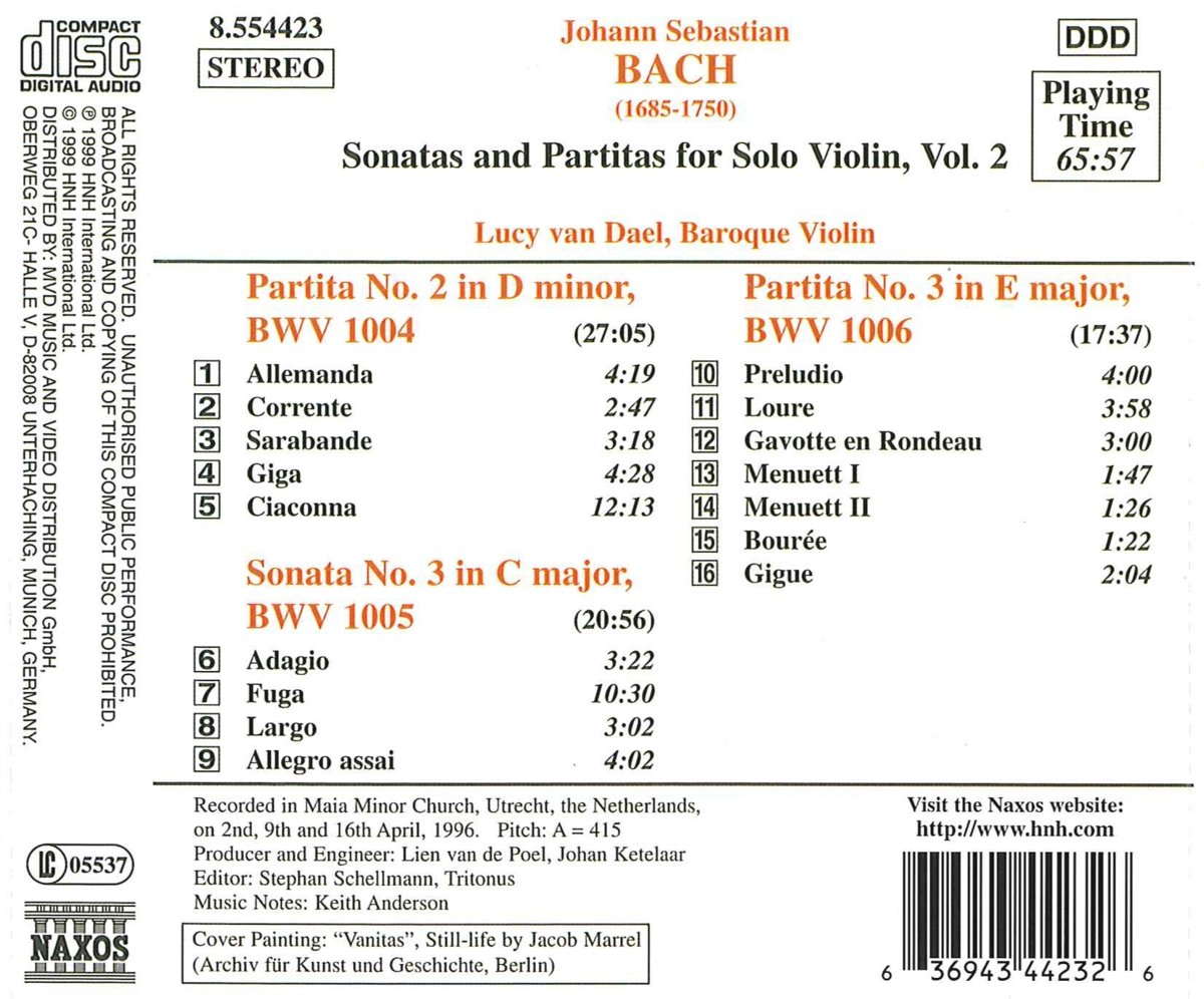 BACH: Violin Sonatas & Partitas vo - slide-1