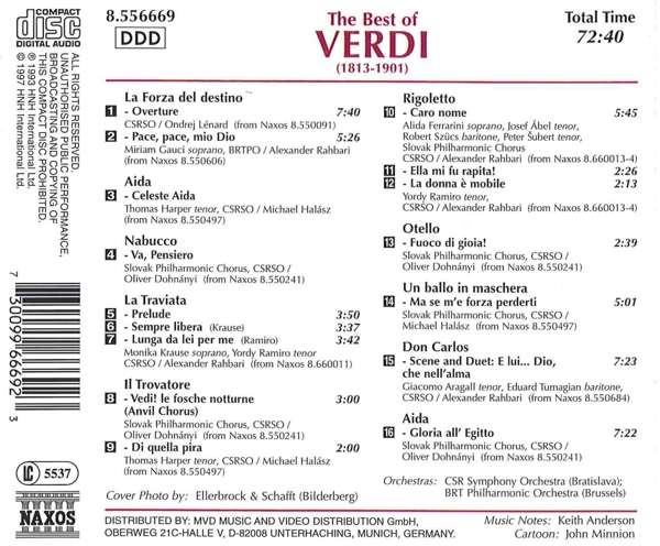 THE BEST OF VERDI - slide-1