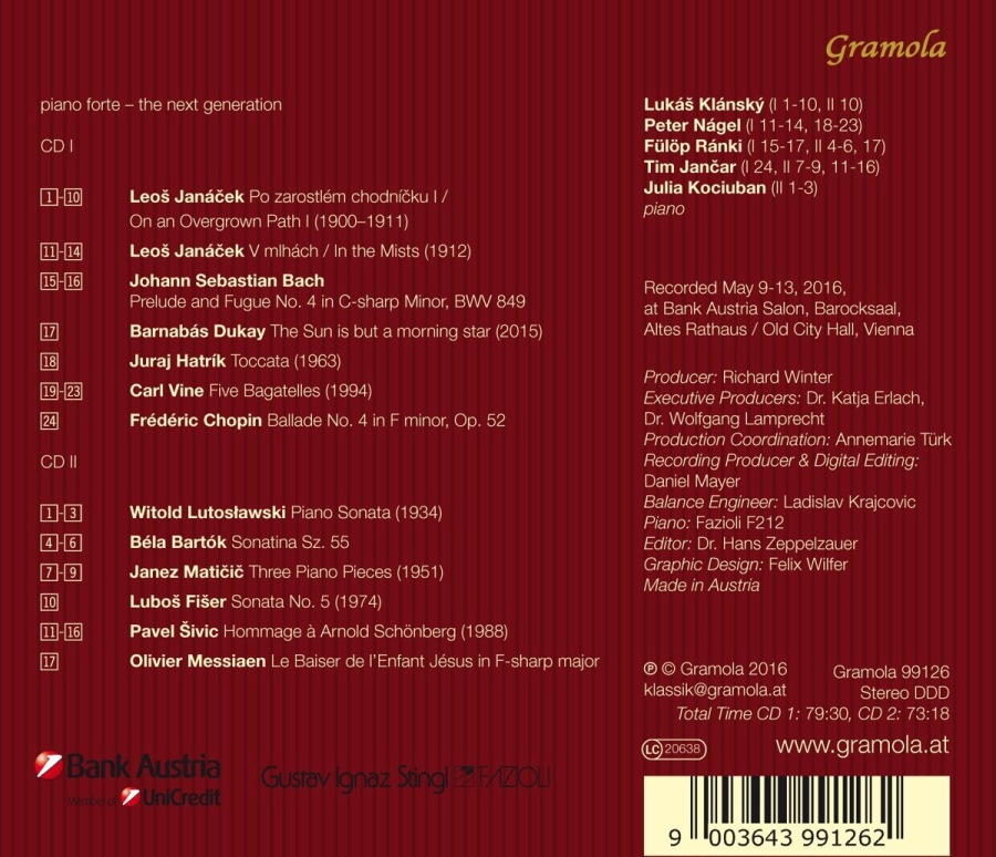 Piano forte - The next generation: Janacek, Chopin, Lutoslawski … - slide-1