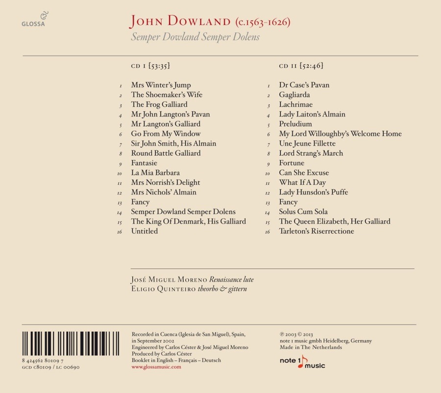 Dowland: Semper Dowland Semper Dolens - slide-1