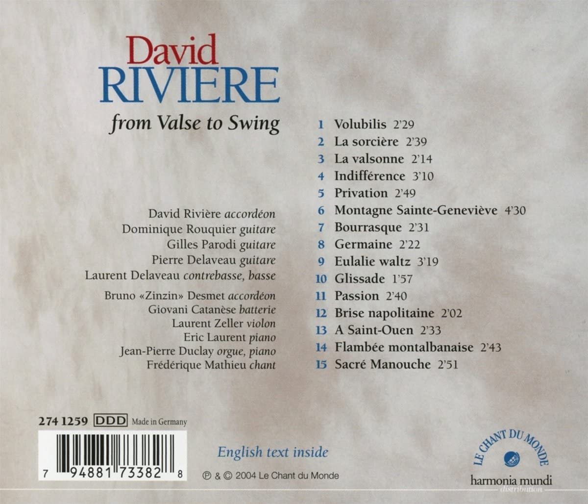 David Riviere: From Valse To Swing - slide-1