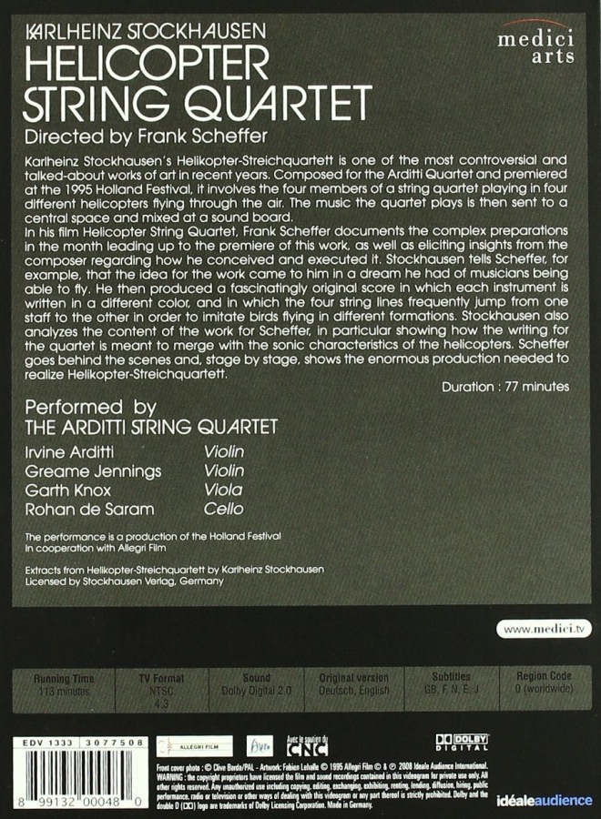 Stockhausen: Helicopter String Quartet - slide-1