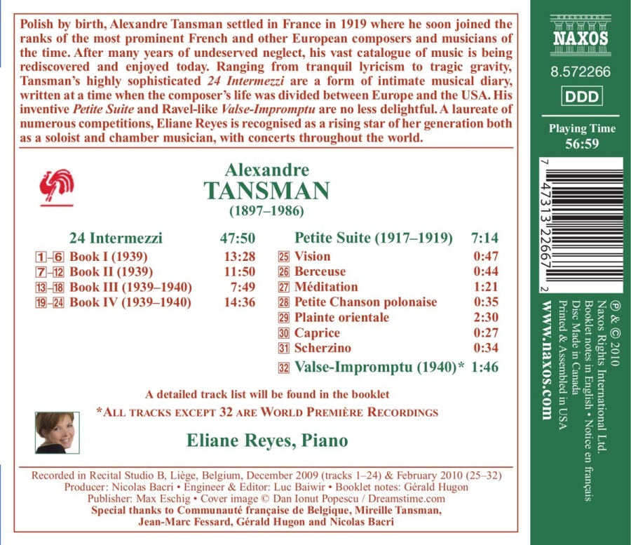 Tansman: 24 Intermezzi, Petite Suite, Valse-Impromptu - slide-1