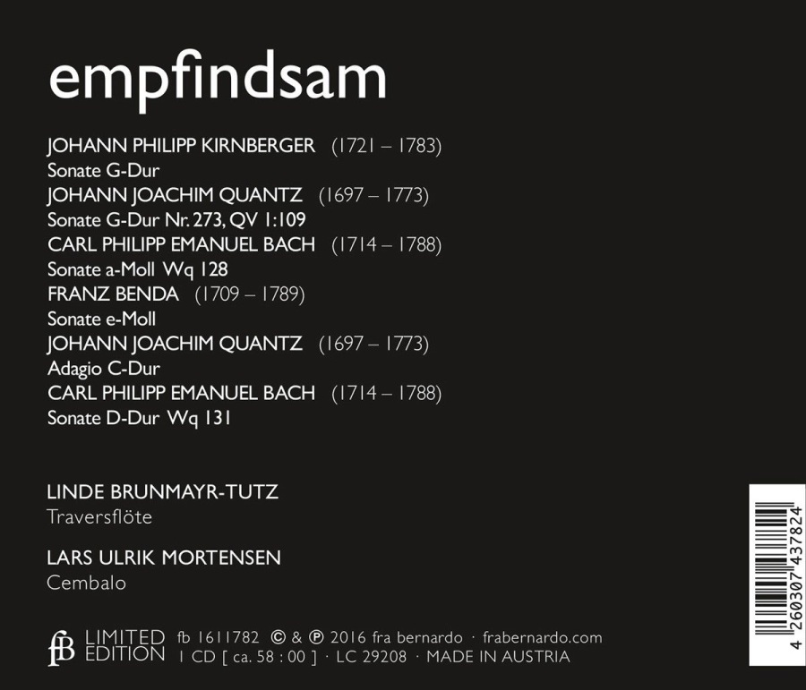 Empfindsam - Kirnberger; Quantz; C.P.E. Bach - slide-1