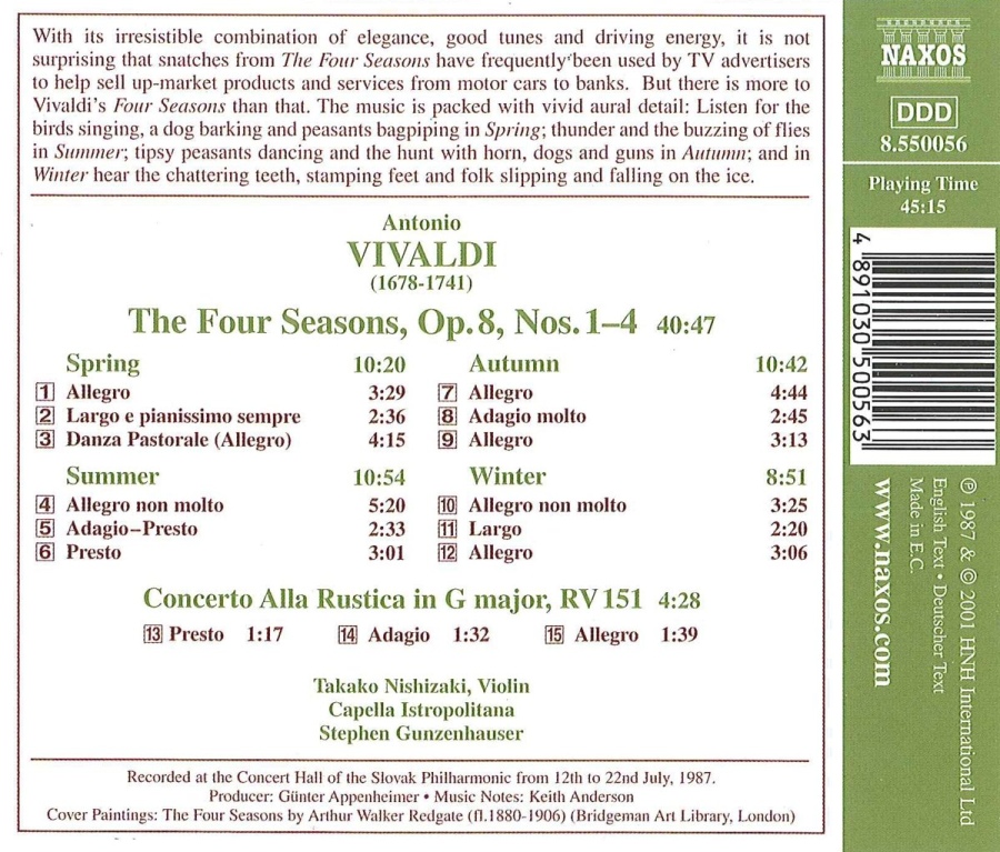 Vivaldi:  Four Seasons - slide-1
