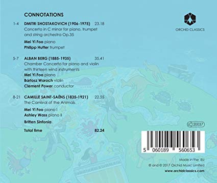 ConNotations - Shostakovich & Berg: Concertos; Saint-Saens - slide-1