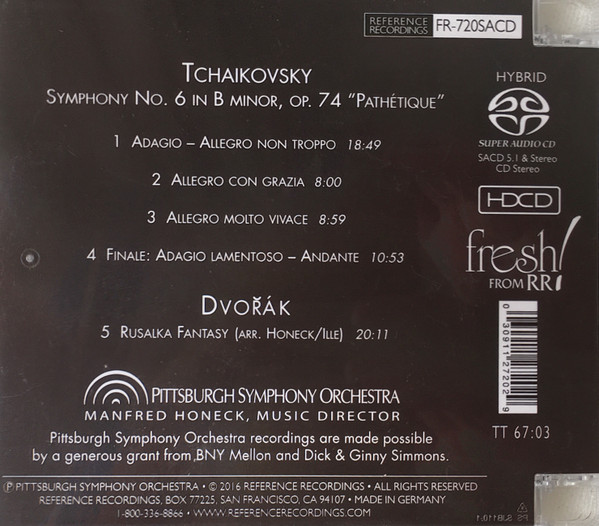 Tchaikovsky: Symphony No 6 / Dvorak: Rusalka Fantasy - slide-1