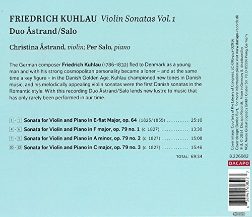 Kuhlau: Violin Sonatas Vol. 1 - slide-1