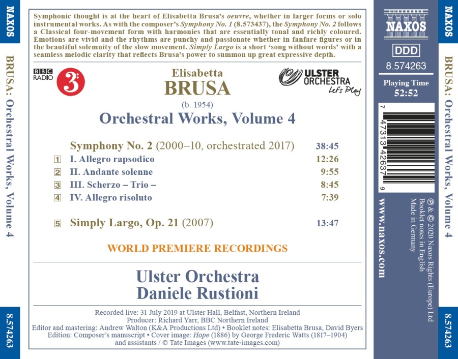 Brusa: Symphony No. 2; Simply Largo - slide-1