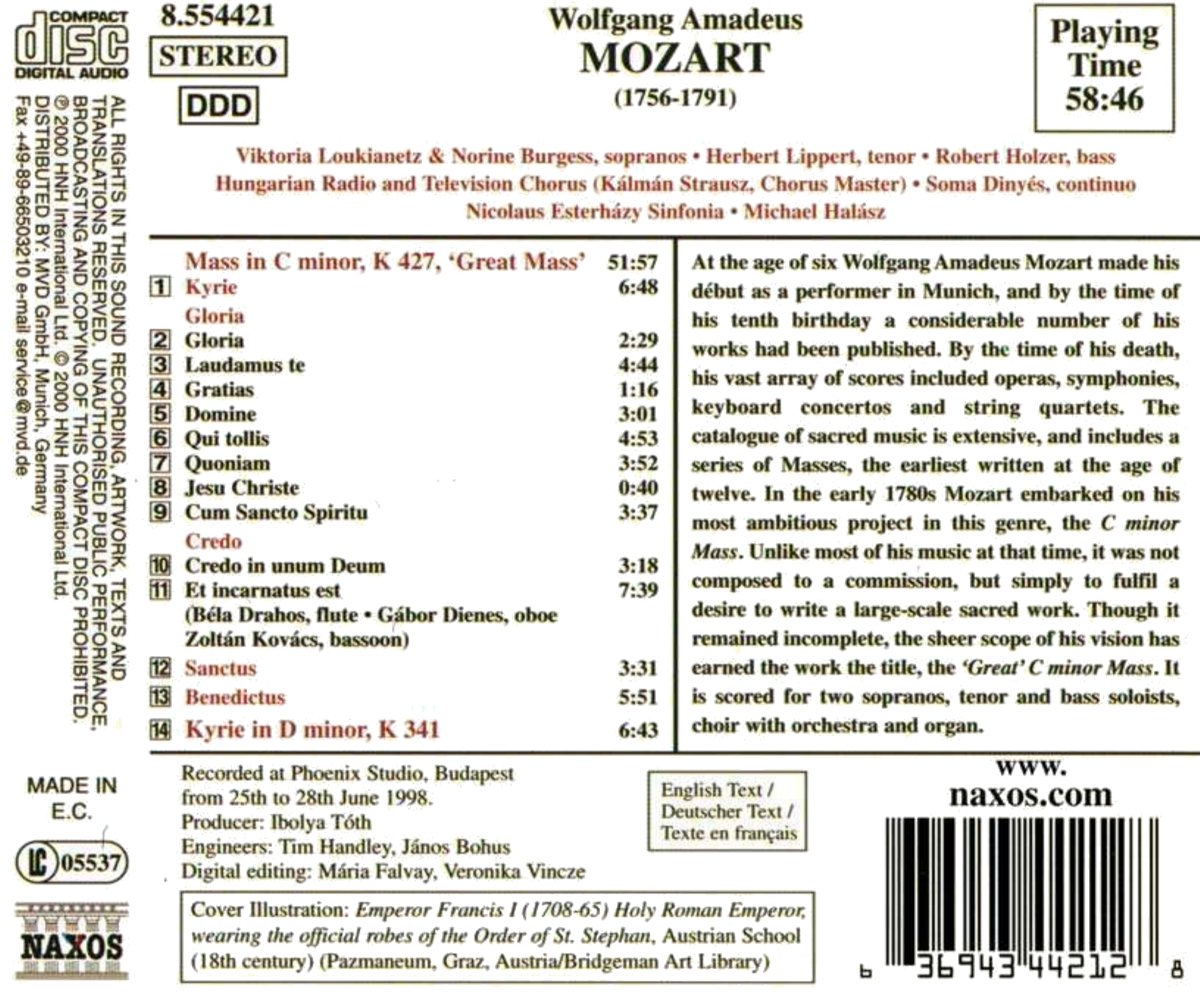 MOZART: Mass in C minor - slide-1