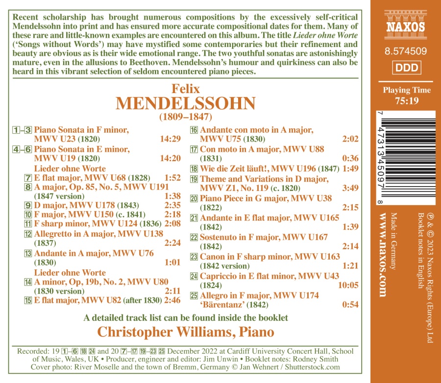 Mendelssohn: Piano Rarities - slide-1