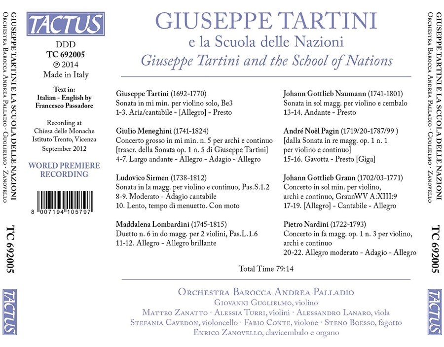 Tartini: Concertos & Sonatas - slide-1