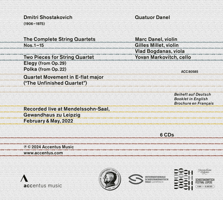 Shostakovich: Complete String Quartets - slide-1