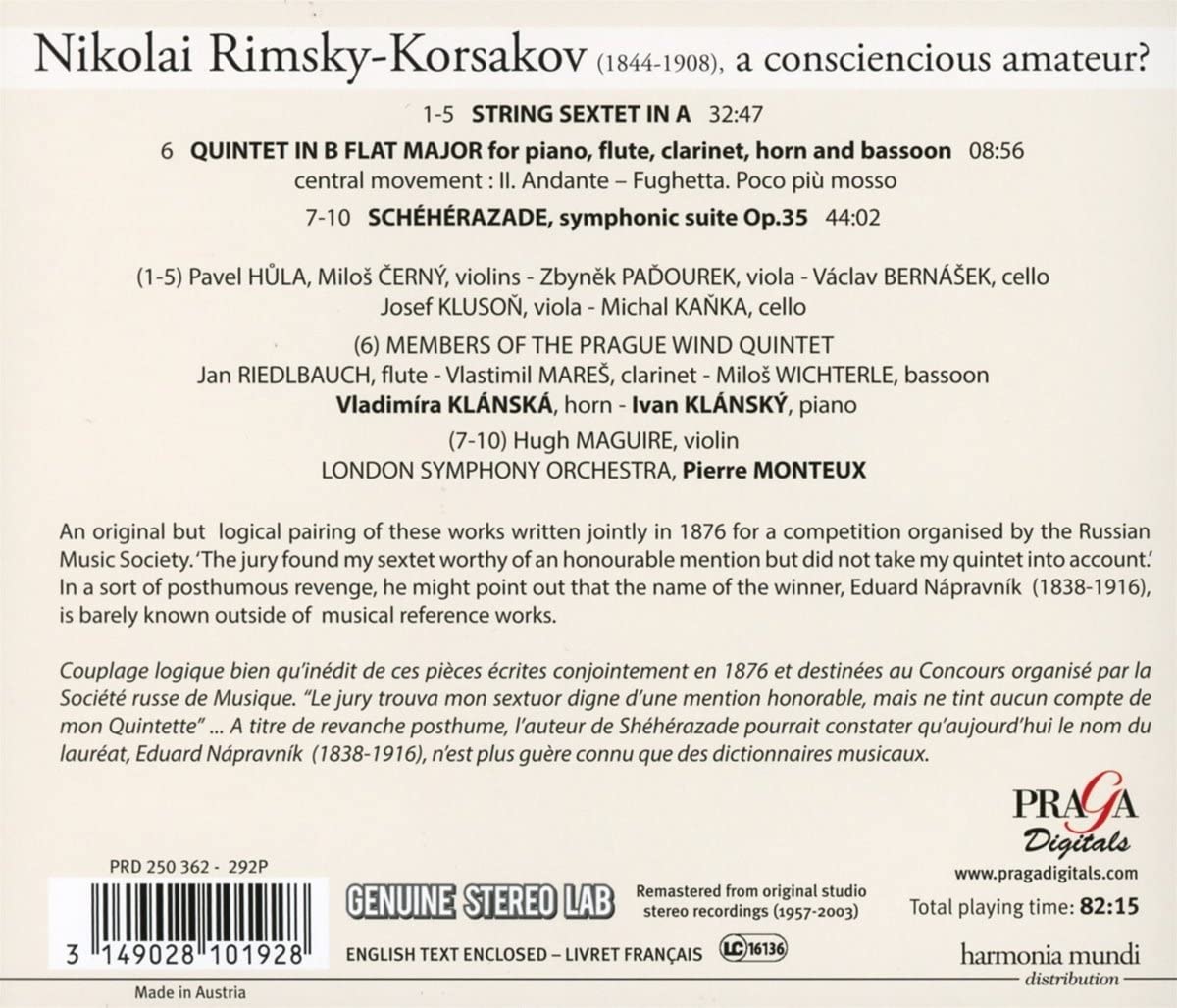 Rimsky-Korsakov: Shéhérazade String Sextet Quintet - slide-1
