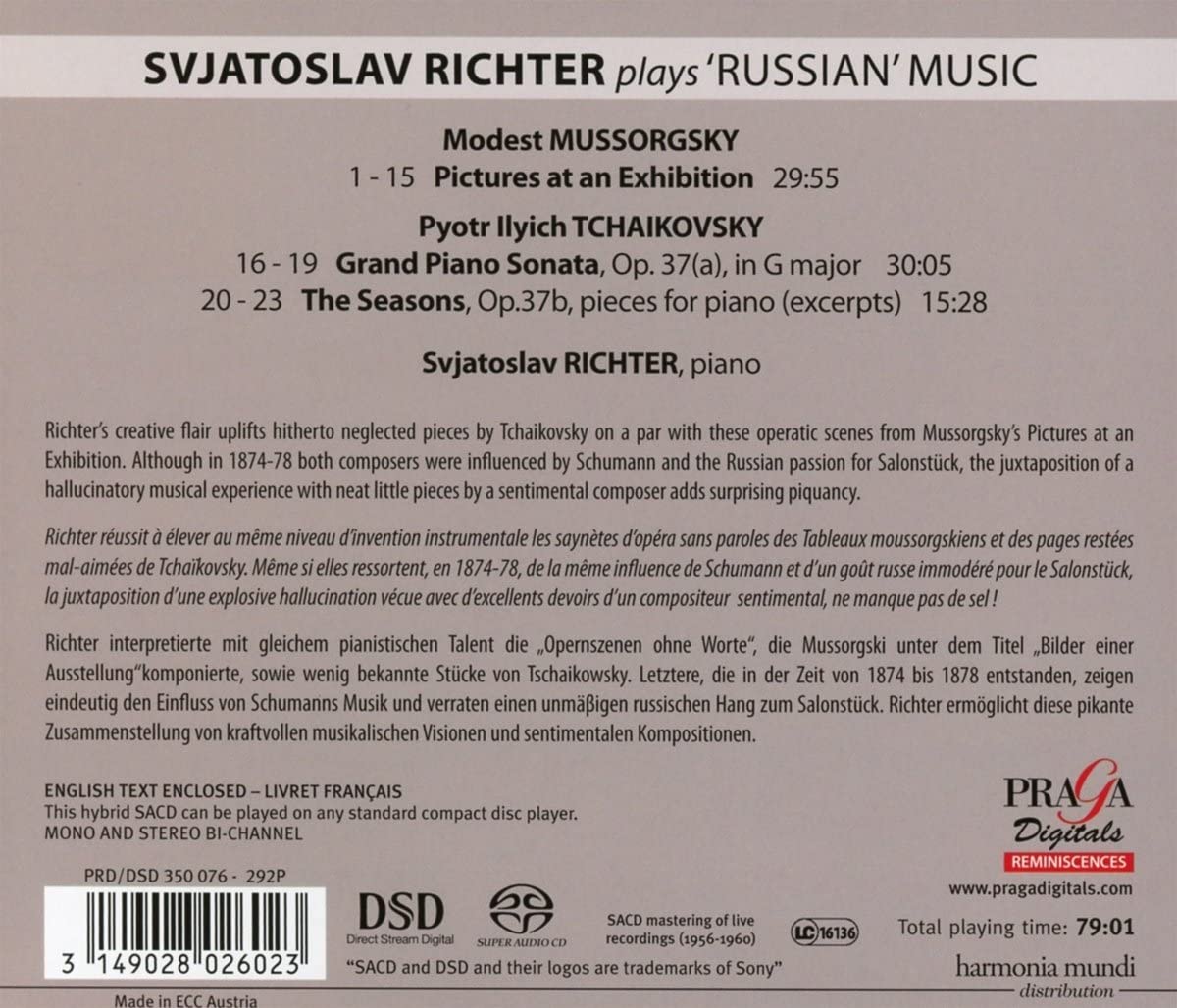 Mussorgsky: Pictures at an Exhibition / Tchaikovsky: Grande Sonate - slide-1