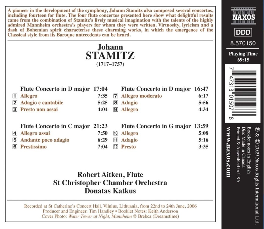 Stamitz: Flute Concertos - slide-1