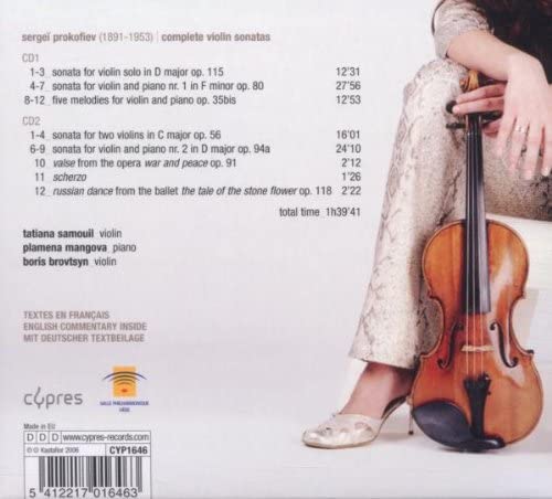 Prokofiev: Complete Violin Sonatas - slide-1