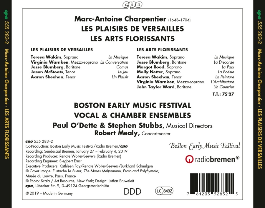 Charpentier: Les Plaisirs de Versailles; Les Arts Florissants - slide-1