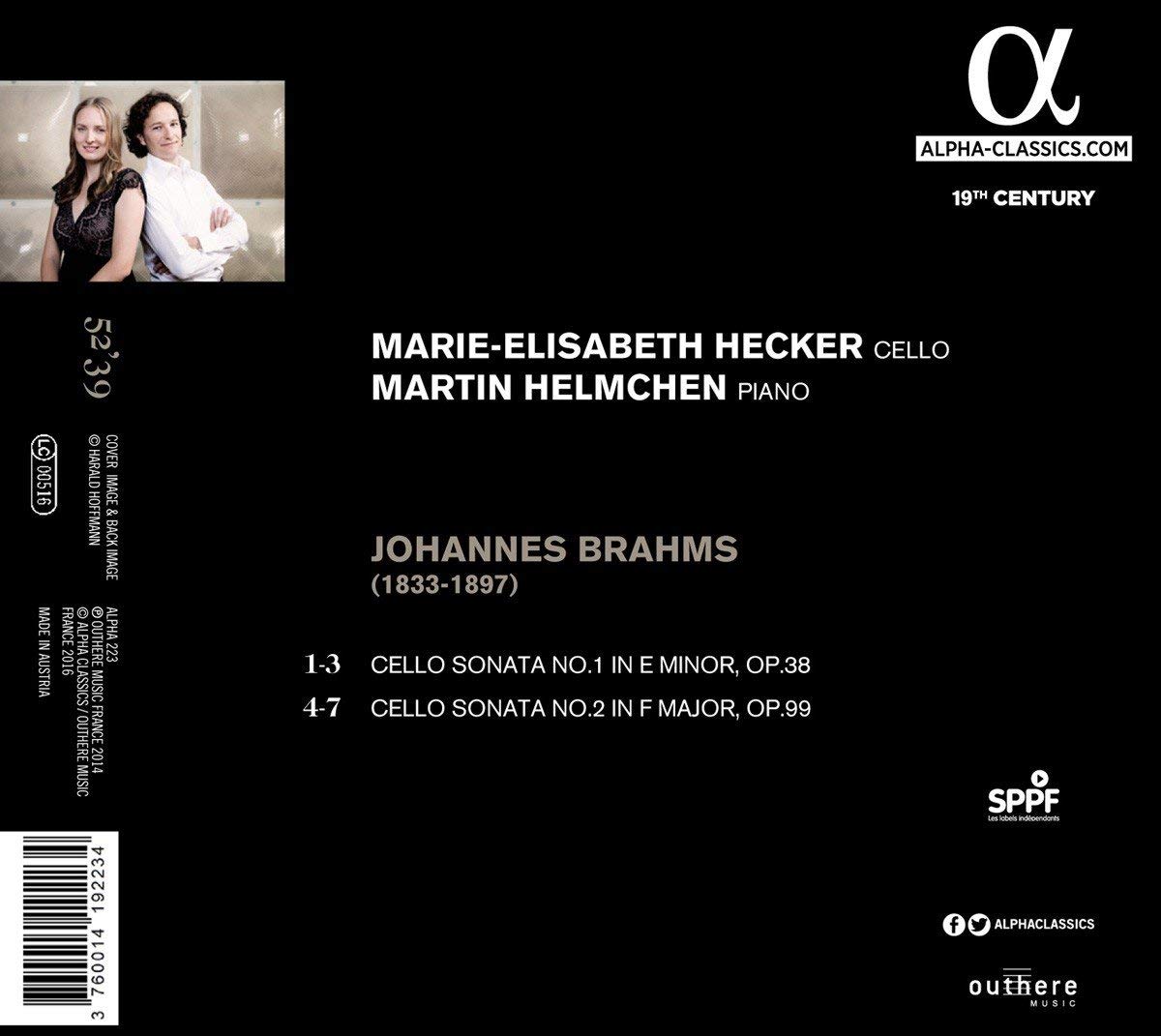 BRAHMS: Cello Sonatas - slide-1