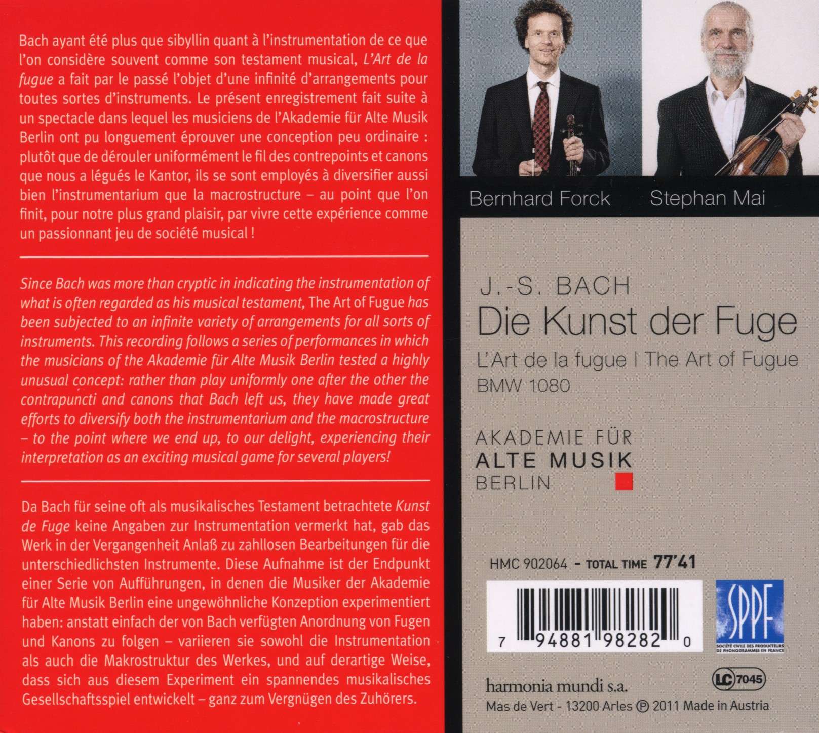 BACH: Die Kunst der Fuge - slide-1