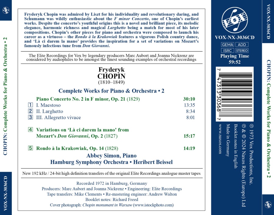 Chopin: Piano Concerto No. 2; Variations; Rondo - slide-1