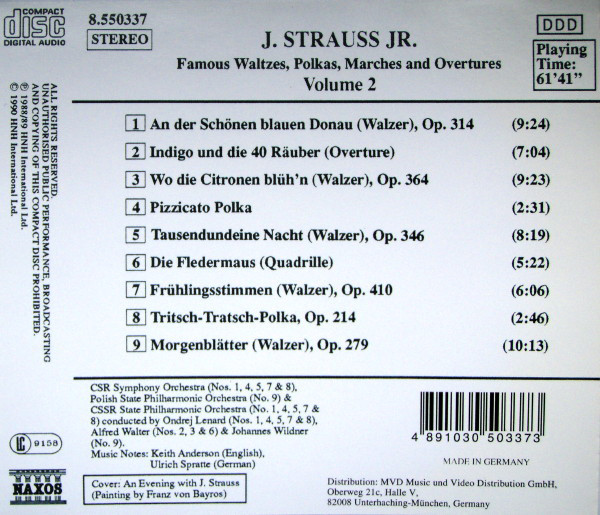 The Best of Johann.Strauss Jr. vol. 2 - slide-1