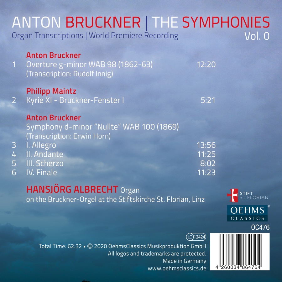 Bruckner: The Symphonies Vol. 0 (organ transcriptions) - slide-1