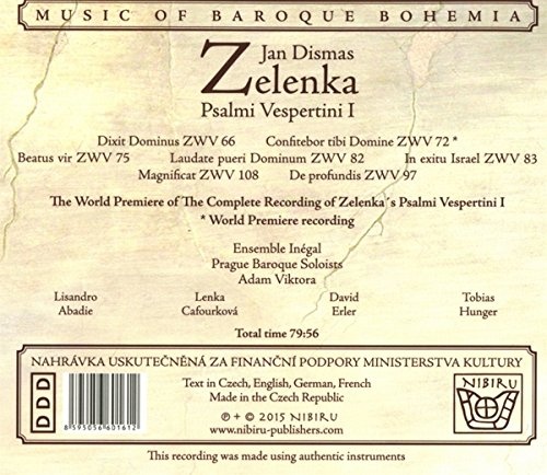 Zelenka: Psalmi Vespertini I - slide-1