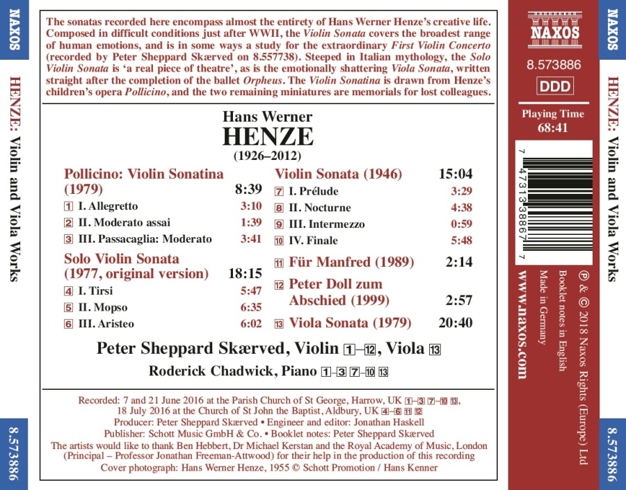 Henze: Violin and Viola Works - slide-1