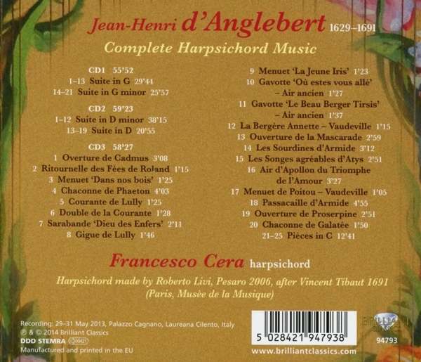 D'Anglebert: Complete Harpsichord Music - slide-1