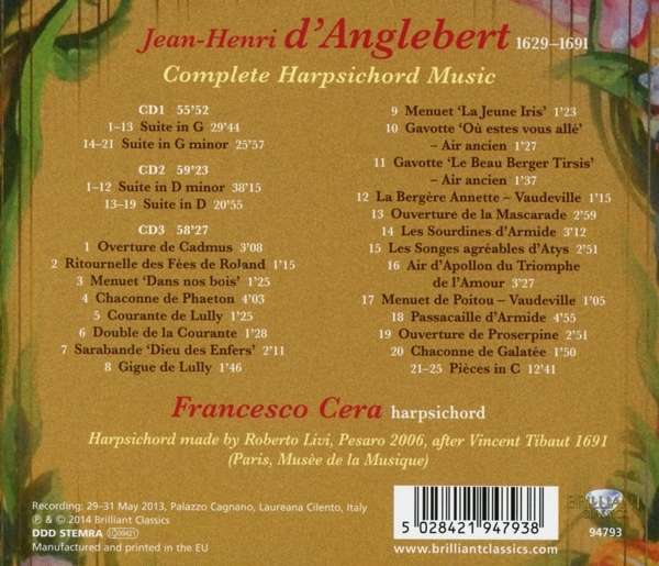 D'Anglebert: Complete Harpsichord Music - slide-1