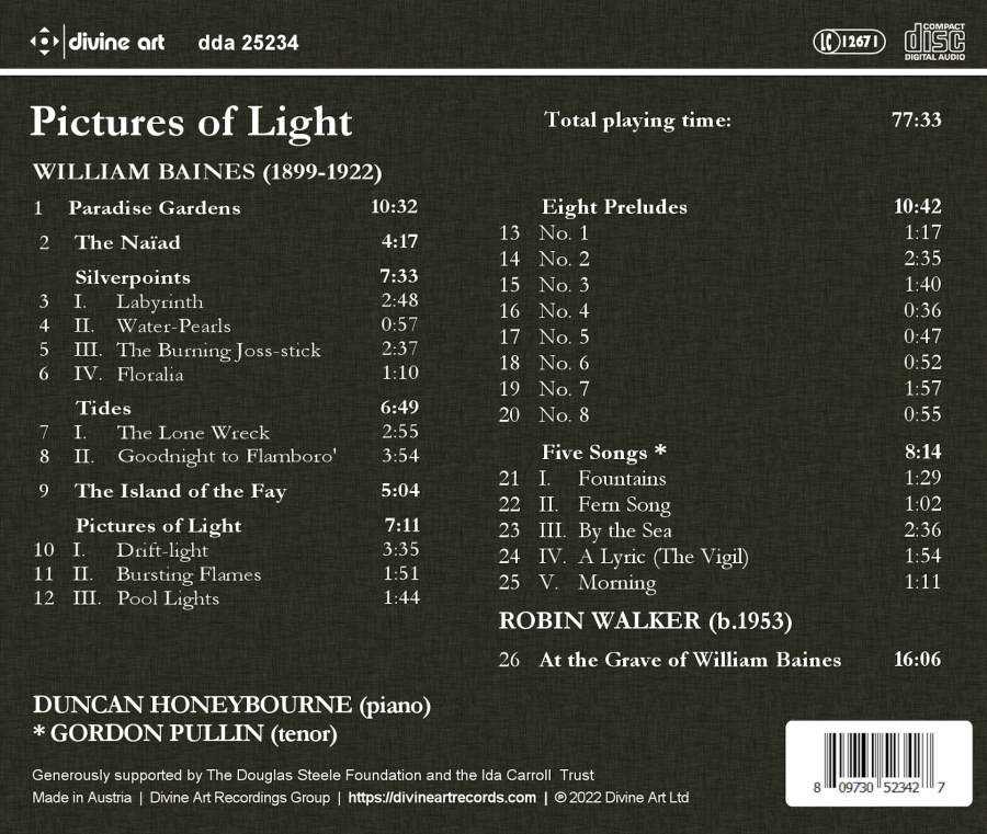 Pictures of Light - music by William Baines - slide-1