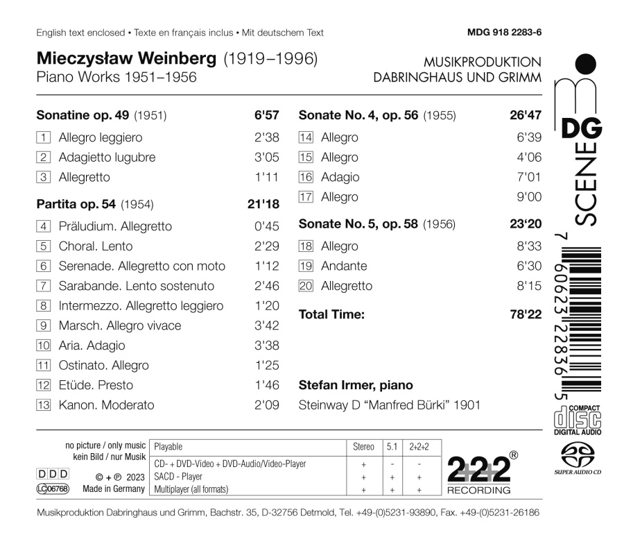 Weinberg: Piano Works 1951–1956 - slide-1