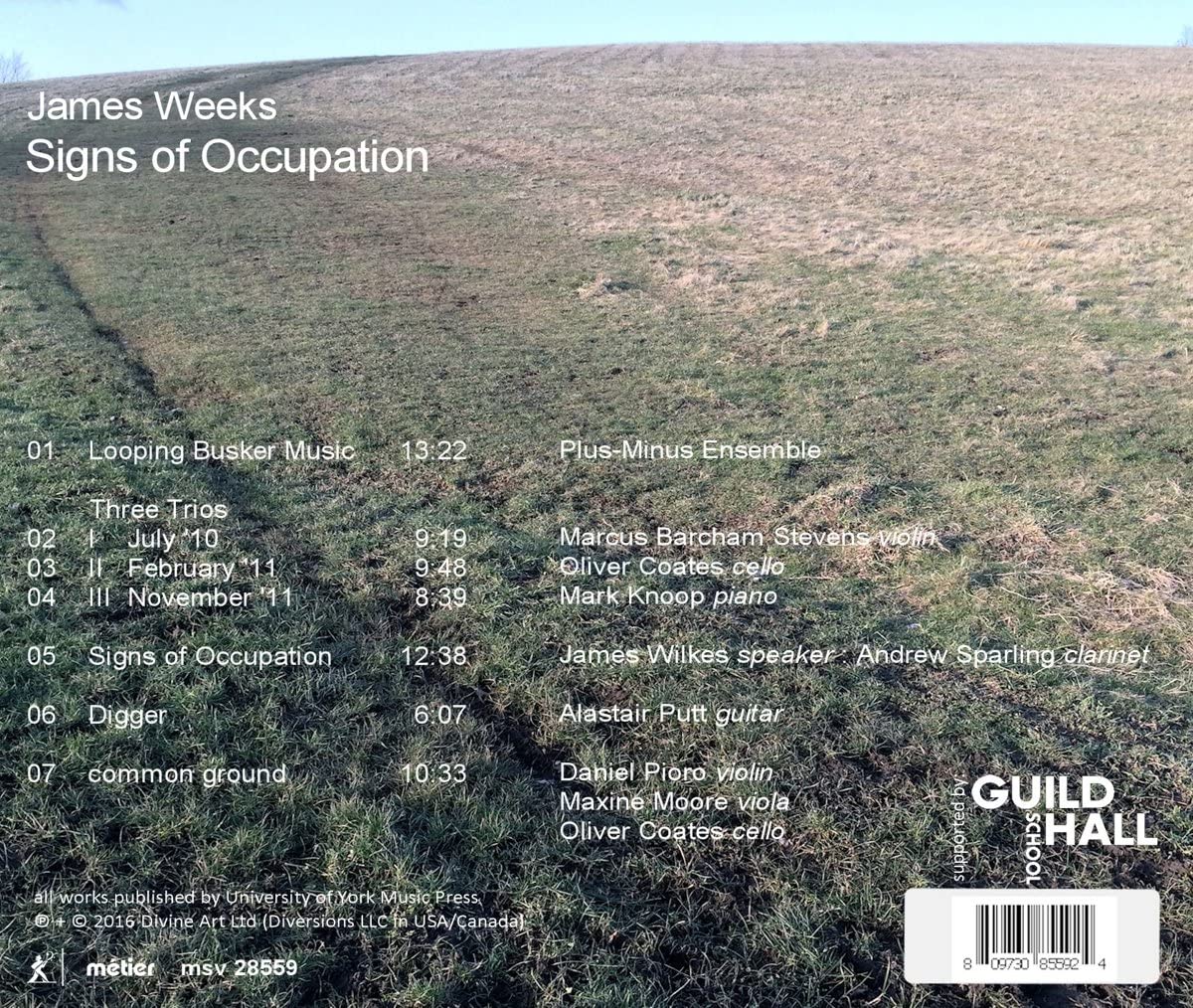Weeks: Signs of Occupation - slide-1