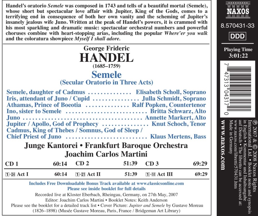 Handel: Semele – oratorium - slide-1