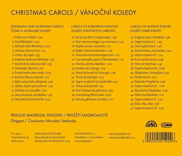 Christmas Carols - kolędy z Czech i Moraw oraz kolędy europejskie - slide-1