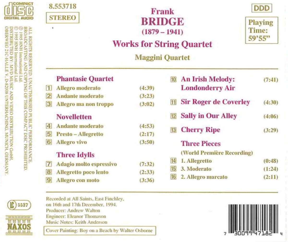 BRIDGE: Works for String Quartet - slide-1
